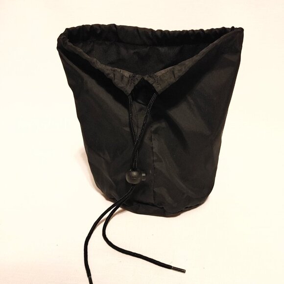 LABATT's DRY BEER Pouch Nylon Drawstring Pouch Black with Retro logo - Picture 3 of 5